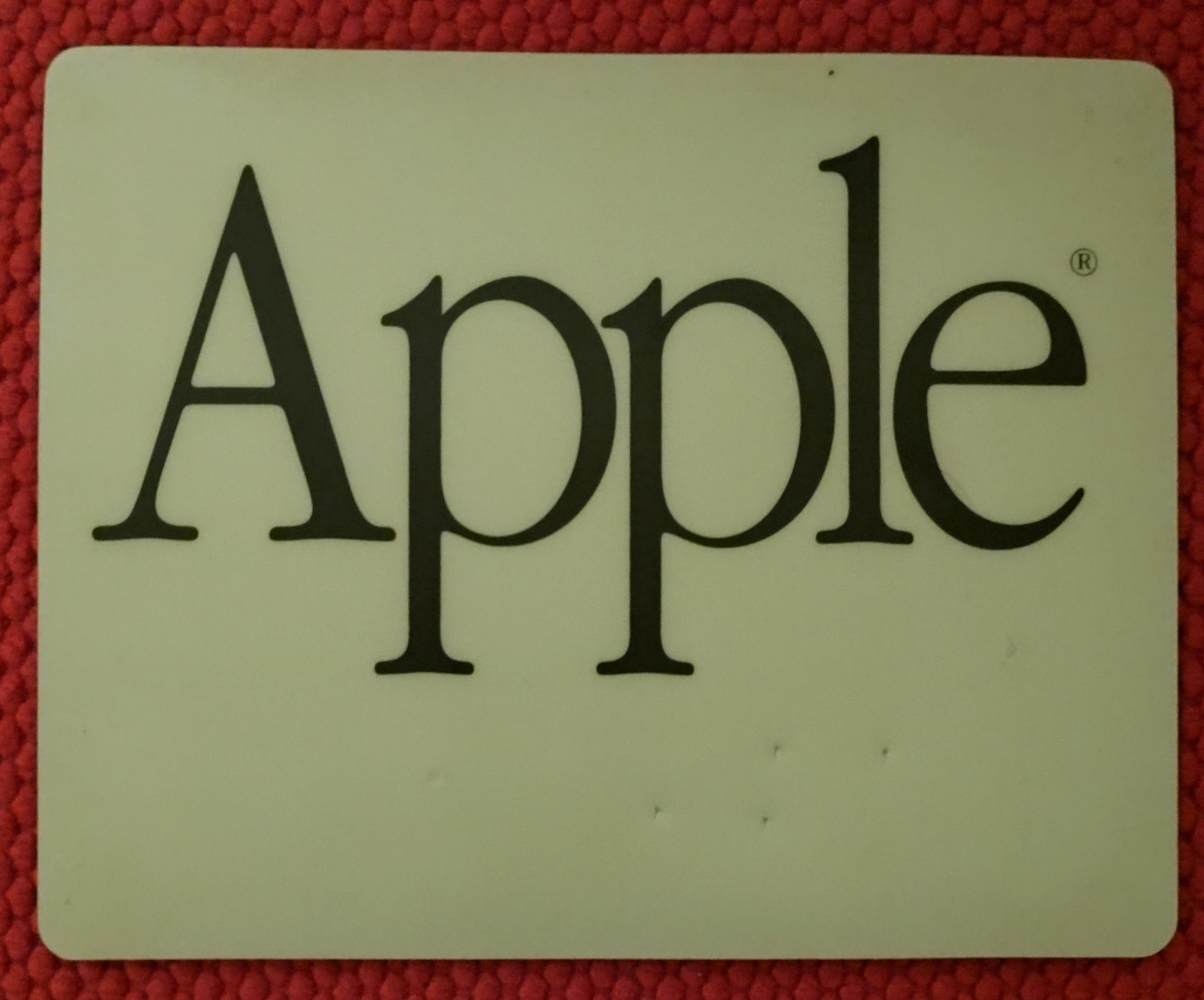 Apple Computer Vintage Mouse Pads Set of 2