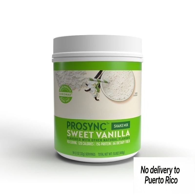 Prosync Shake, 15g Protein Drink Mix, Vanilla, 14 Servings, 16.3oz