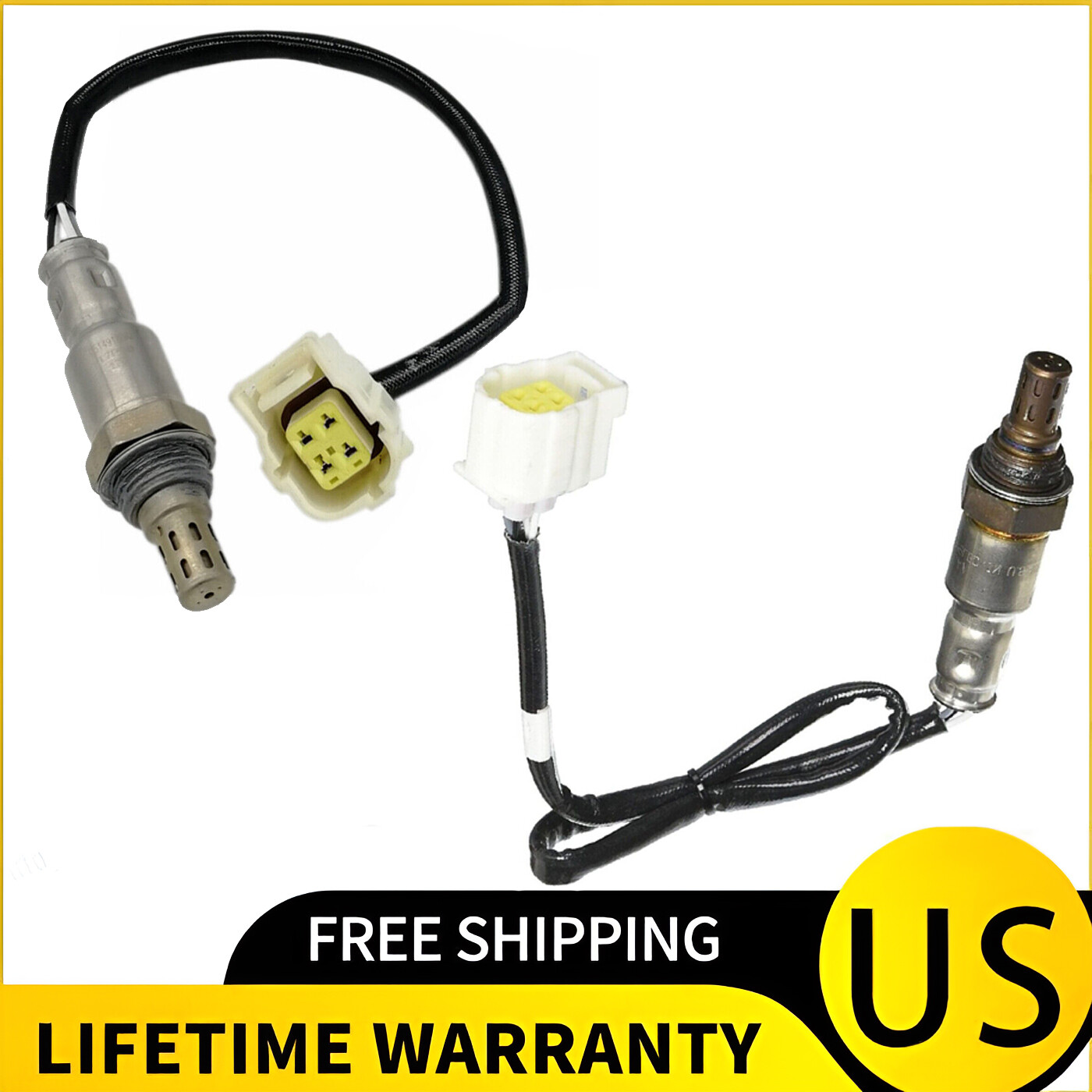 2PCS Oxygen Sensor Up+Downstream Sensor For 2013 2014 2015 2016 Dodge Dart 2.0L