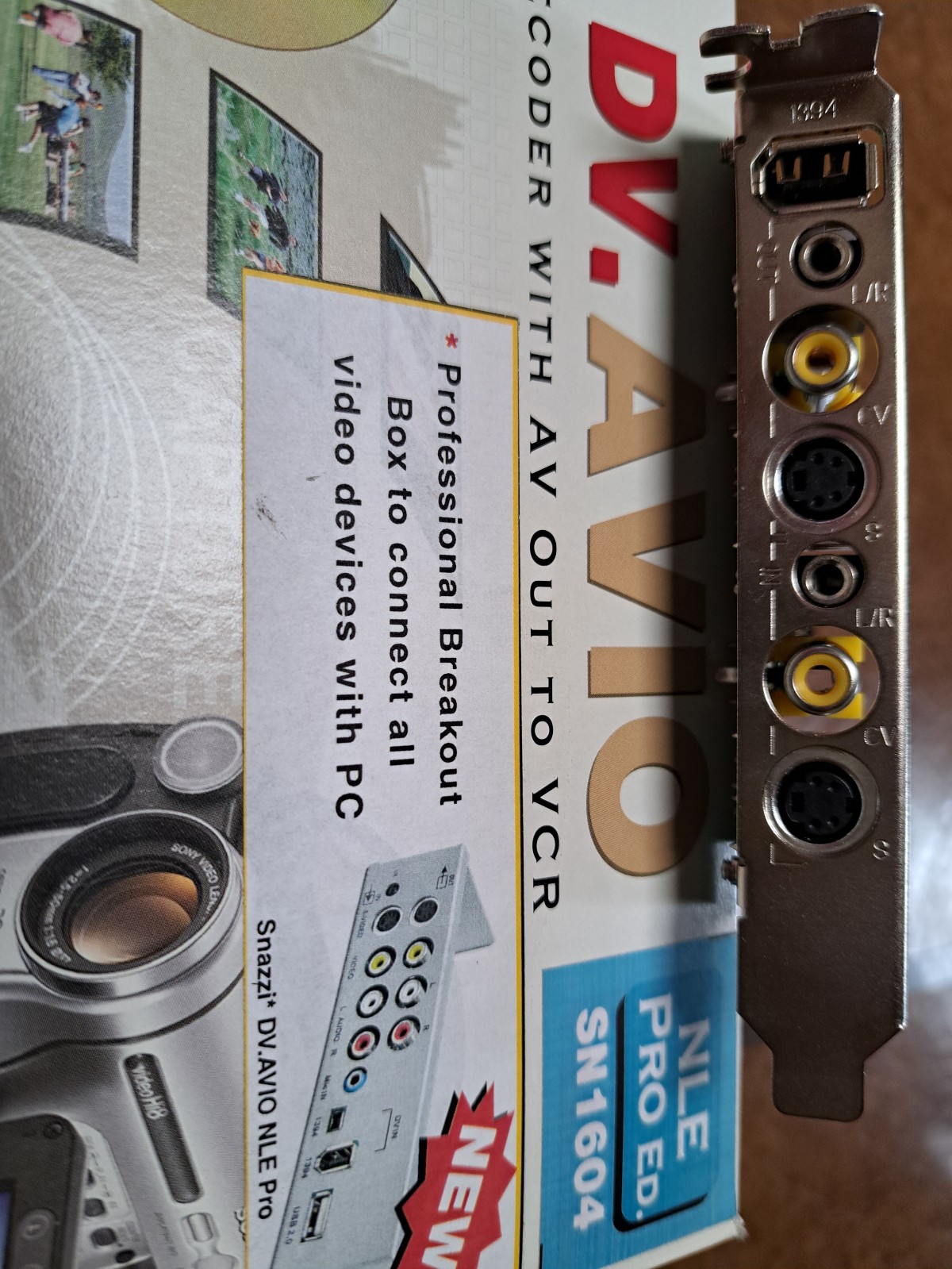 NEW! Unopened. Video Capture & Editing Kit. Snazzi* SN1604. Includes everything!