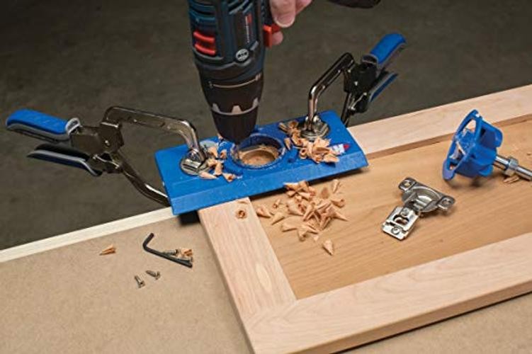 Tool Company KHI-HINGE - Blue Concealed Hinge Jig - Blue