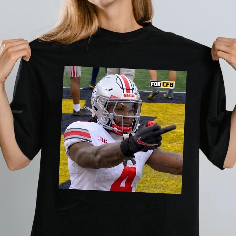 Funny Jeremiah Smith Flips Off Michigan Fan Shirt, Jeremiah Smith Shirt, Ohio St