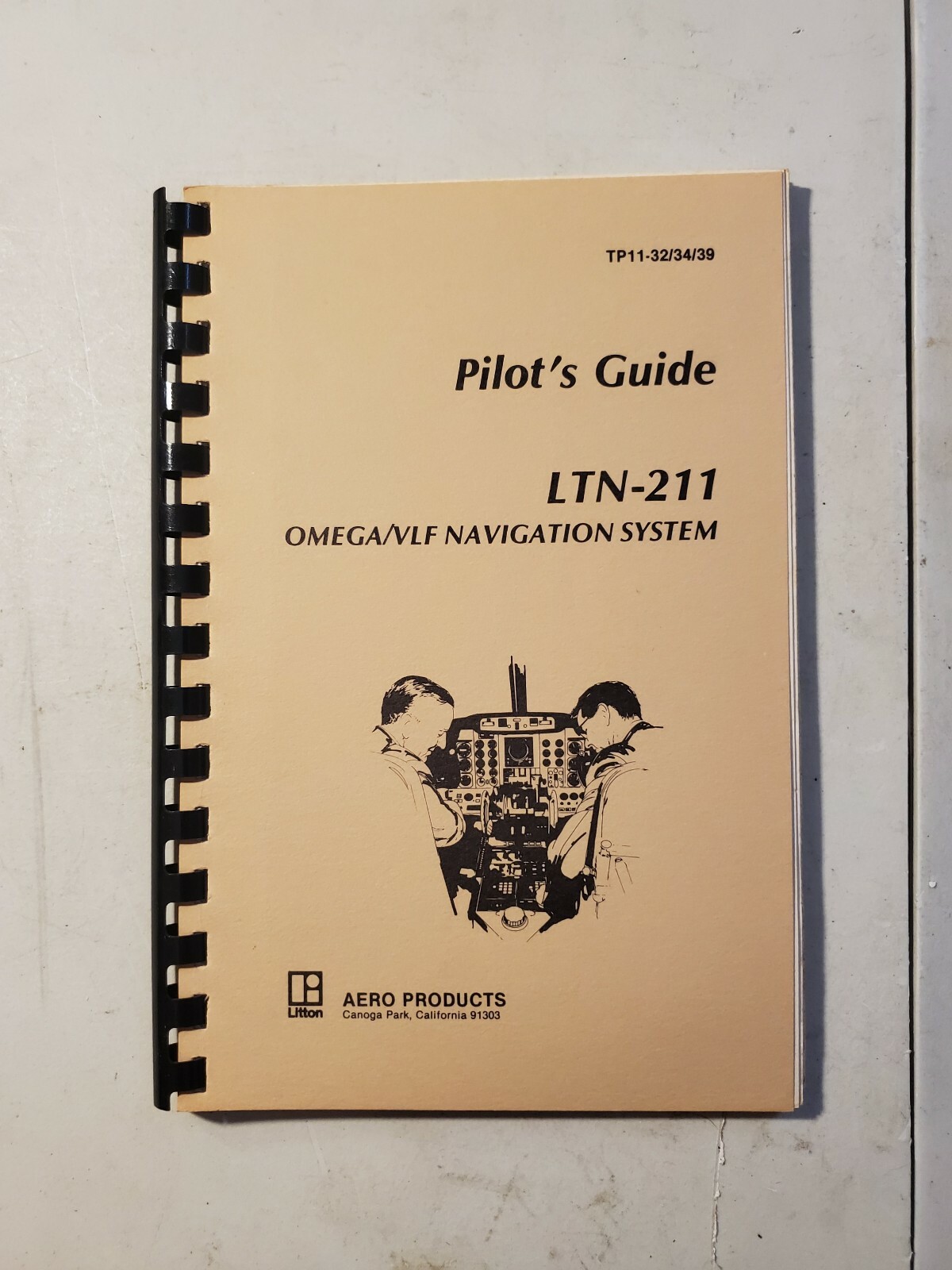 Litton Aero LTN-211 Omega/VLF Navigation System Pilot's Guide TP11-32/34/39