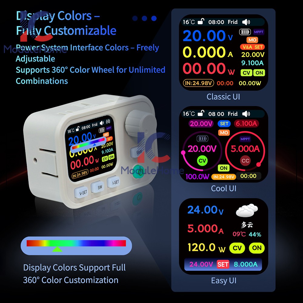 SK200W CNC Buck-Boost Adjustable Power Supply Dual System Bluetooth WIFI Control