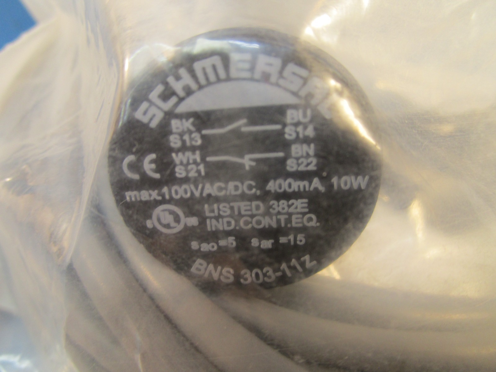 Schmersal BNS303-11Z-5M, 101123708 Safety Switch Coded Magnet BNS 303-11Z 5,0M