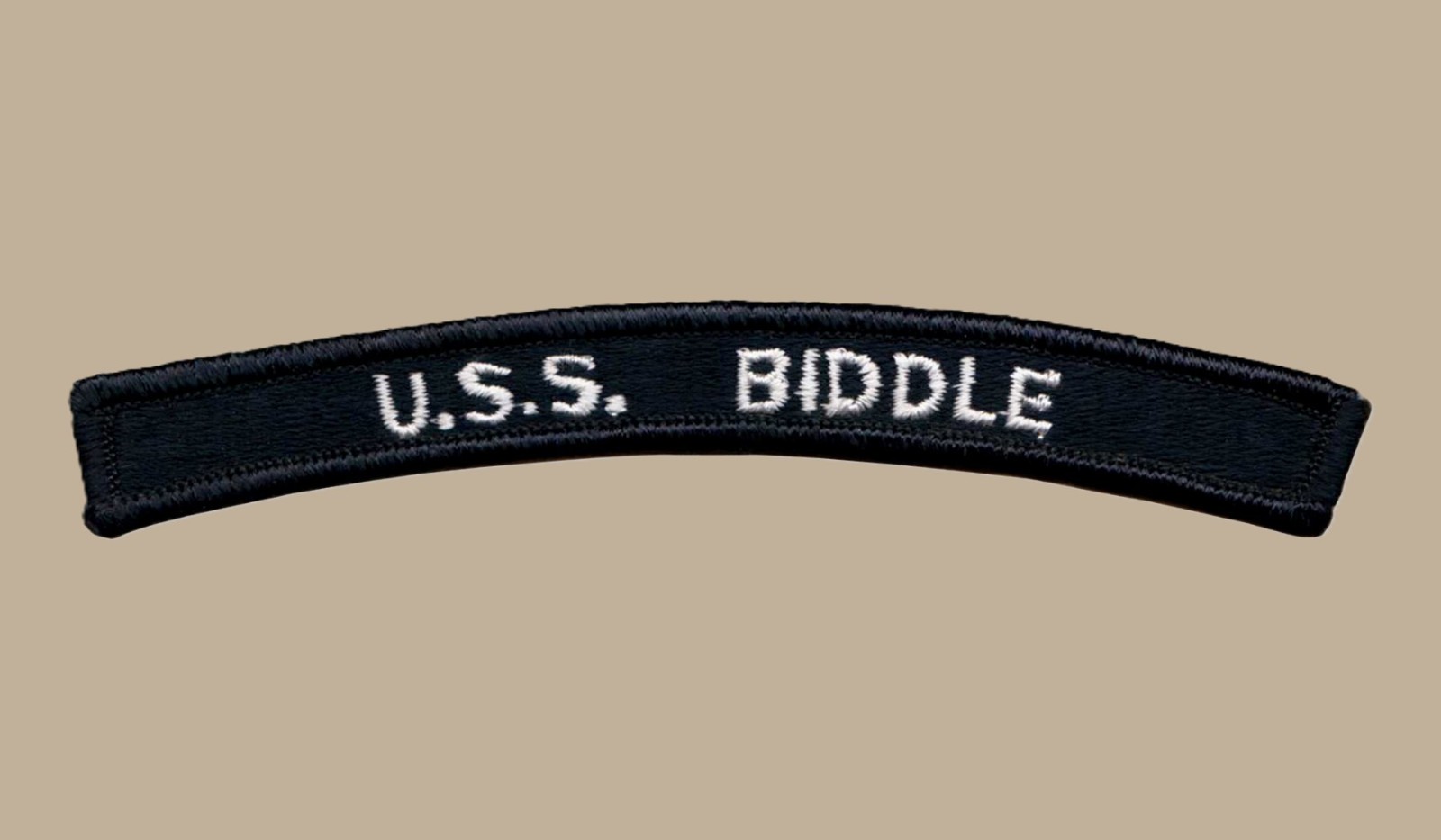 US Navy CG-34 USS Biddle Guided Missile Cruiser UIM Shoulder Rocker Tab (01)