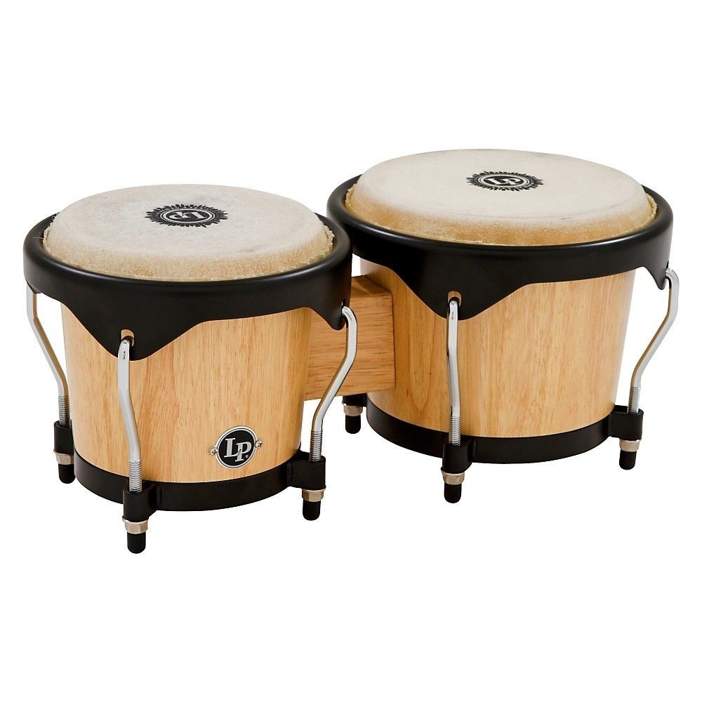 LP LATIN PERCUSSION CITY NATURAL WOOD BONGO DRUMS - LP601NY-AW