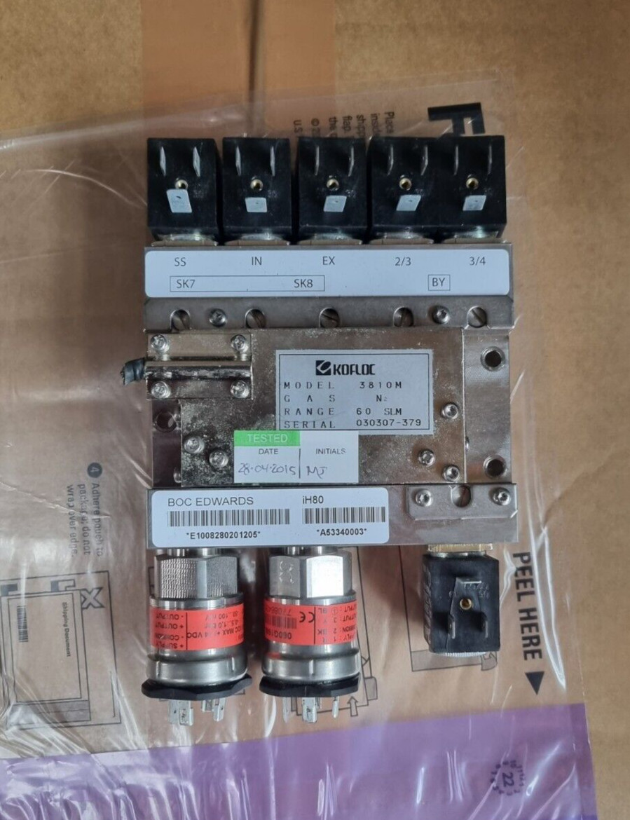 KOFLOC 3810M MASS FLOW SENSOR EDWARDS A53340003 (BLUESHELVING.2)