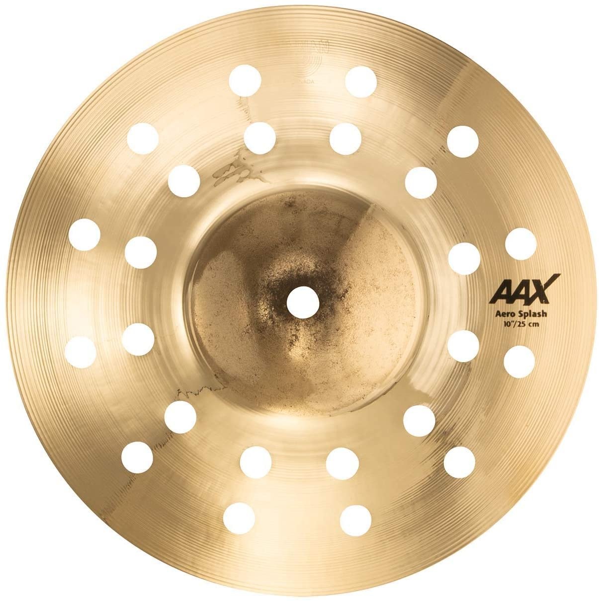 Sabian AAX 10" Aero Splash Cymbal, Brilliant Finish, Natural, (210XACB)