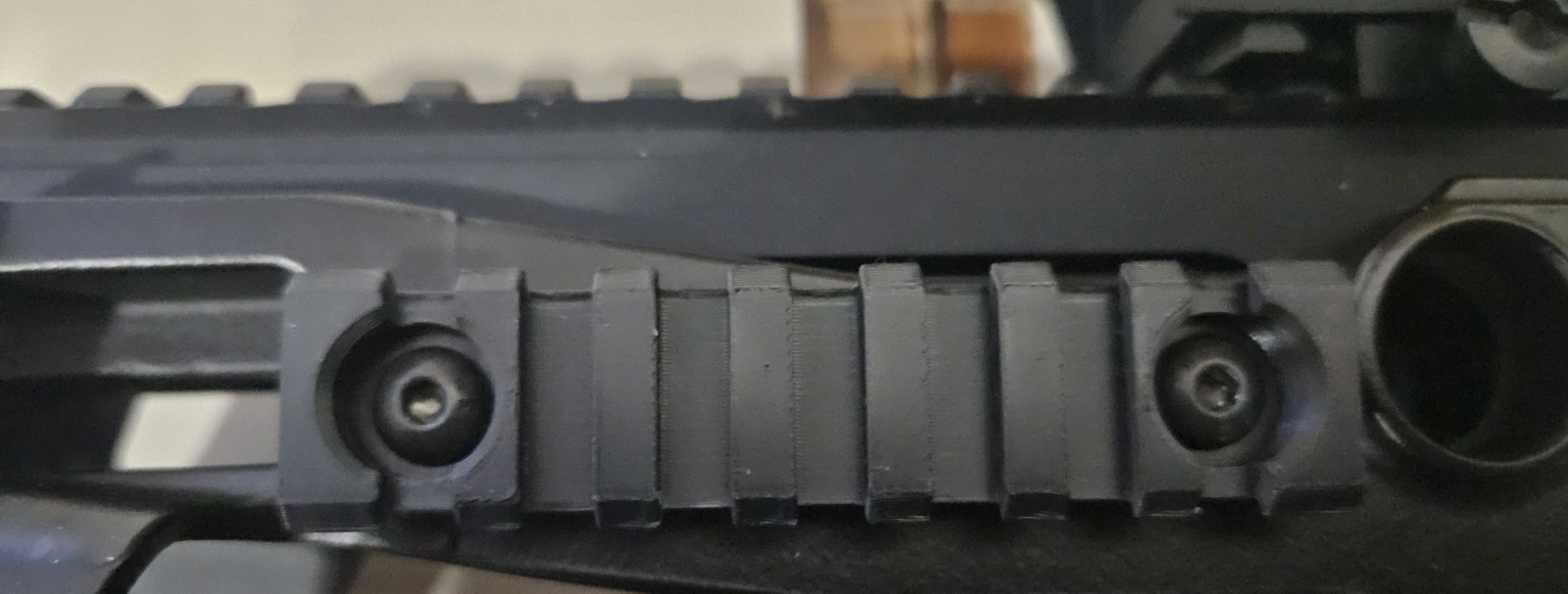 FN P90 PS90 Picatinny Lightweight Polymer Rails (Black)