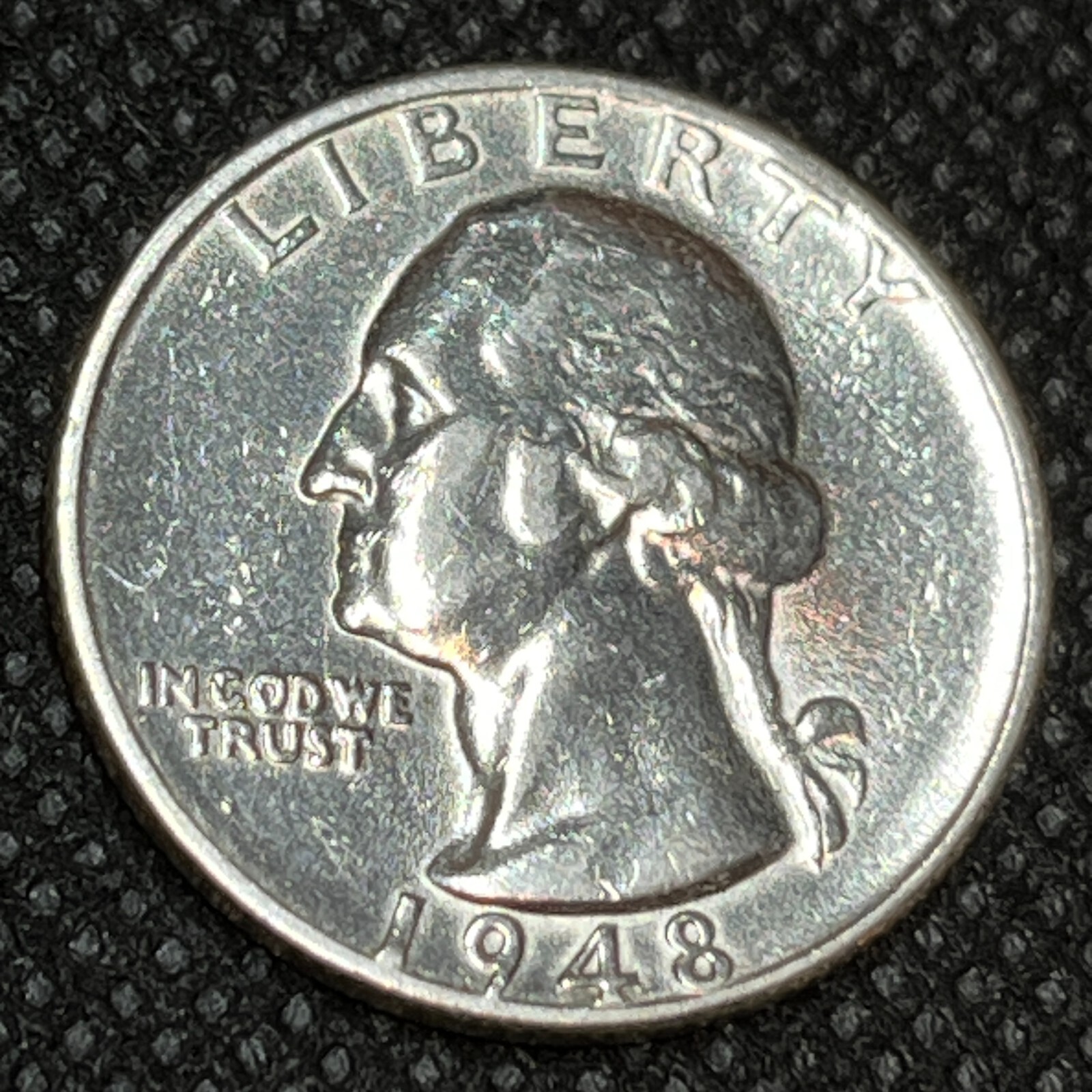 1948 S WASHNGTON QUARTER SILVER #798