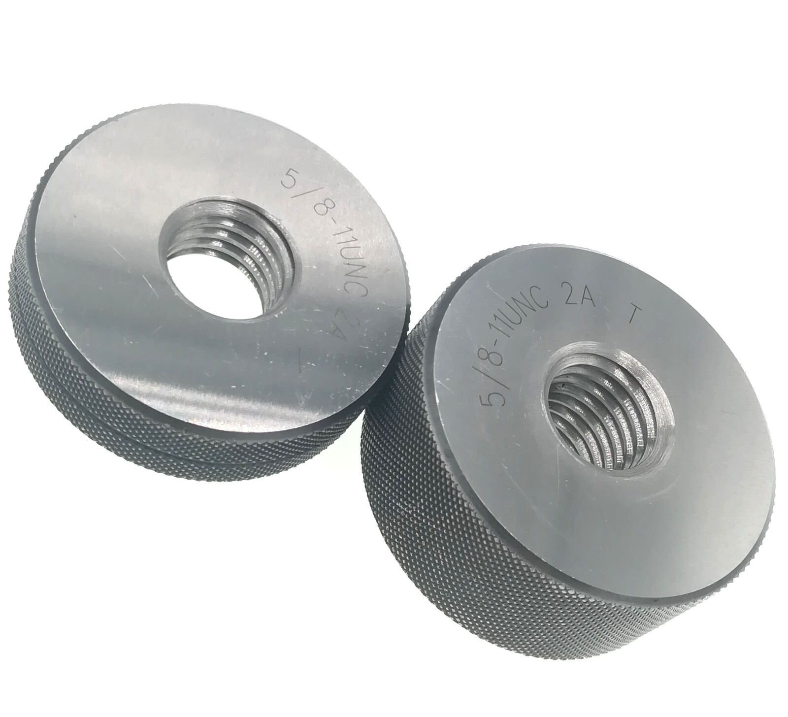 Thread Ring Gages 5/8-11 UNC 2A Go NoGo Gage Gauge check inspect Threads 5/8 11