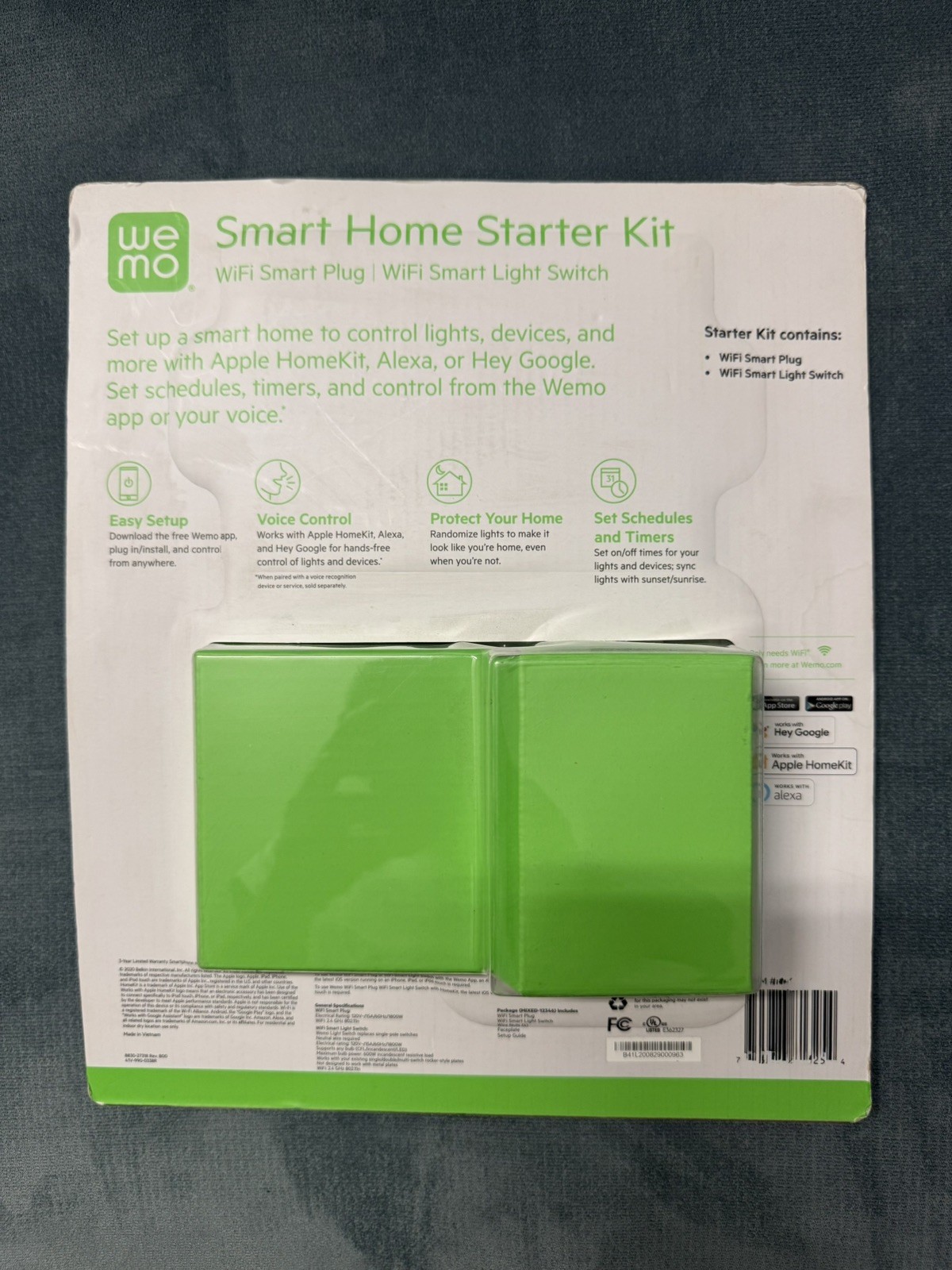 New Wemo Smart Home Starter Kit Smart Plug Switch Controlled Google Apple Alexa