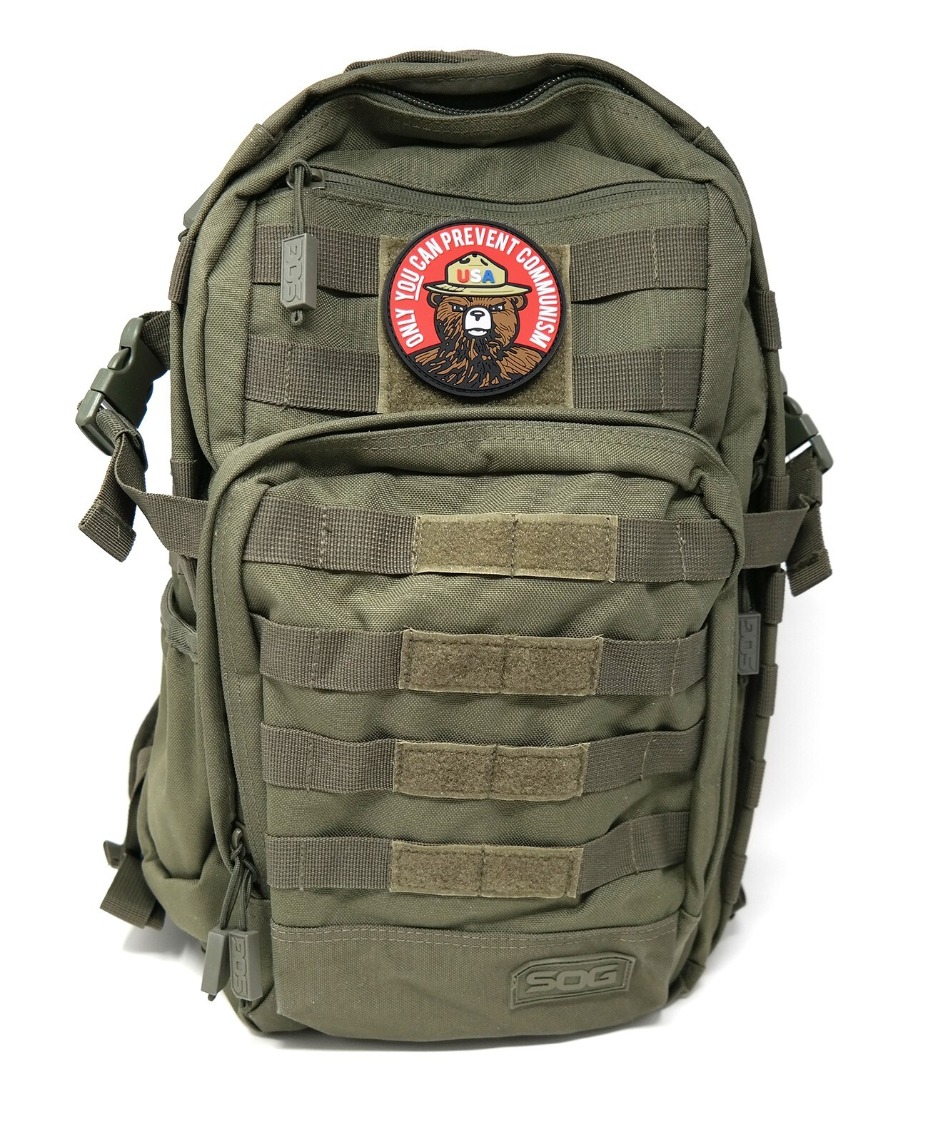 Only You Can Prevent Communism Bear Parody PVC Hook and Loop Patch