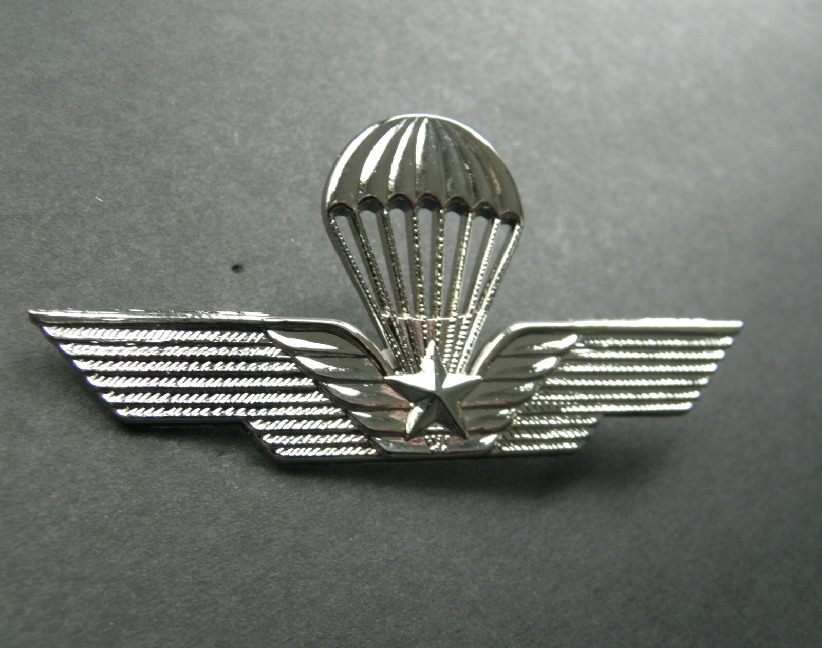 ITALY ITALIAN PARA TROOPER JUMP WINGS LAPEL PIN BADGE 3 INCHES