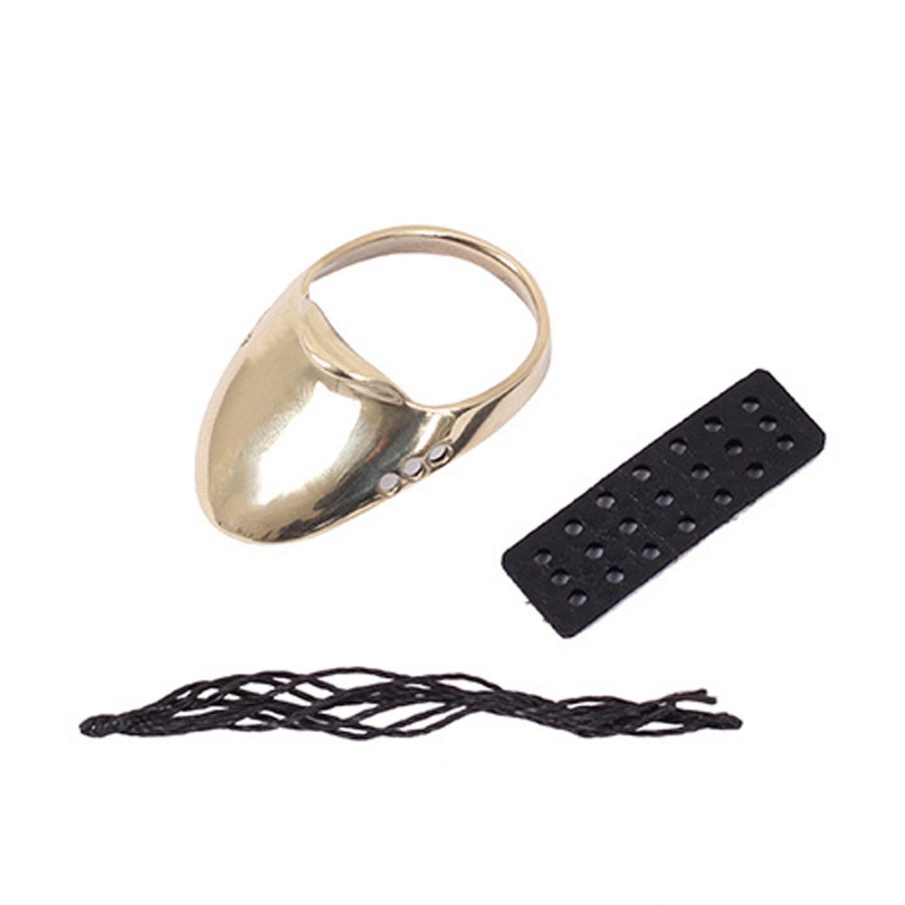 Archers Copper Thumb Ring Finger for Korean Chinese Mongolian Bows