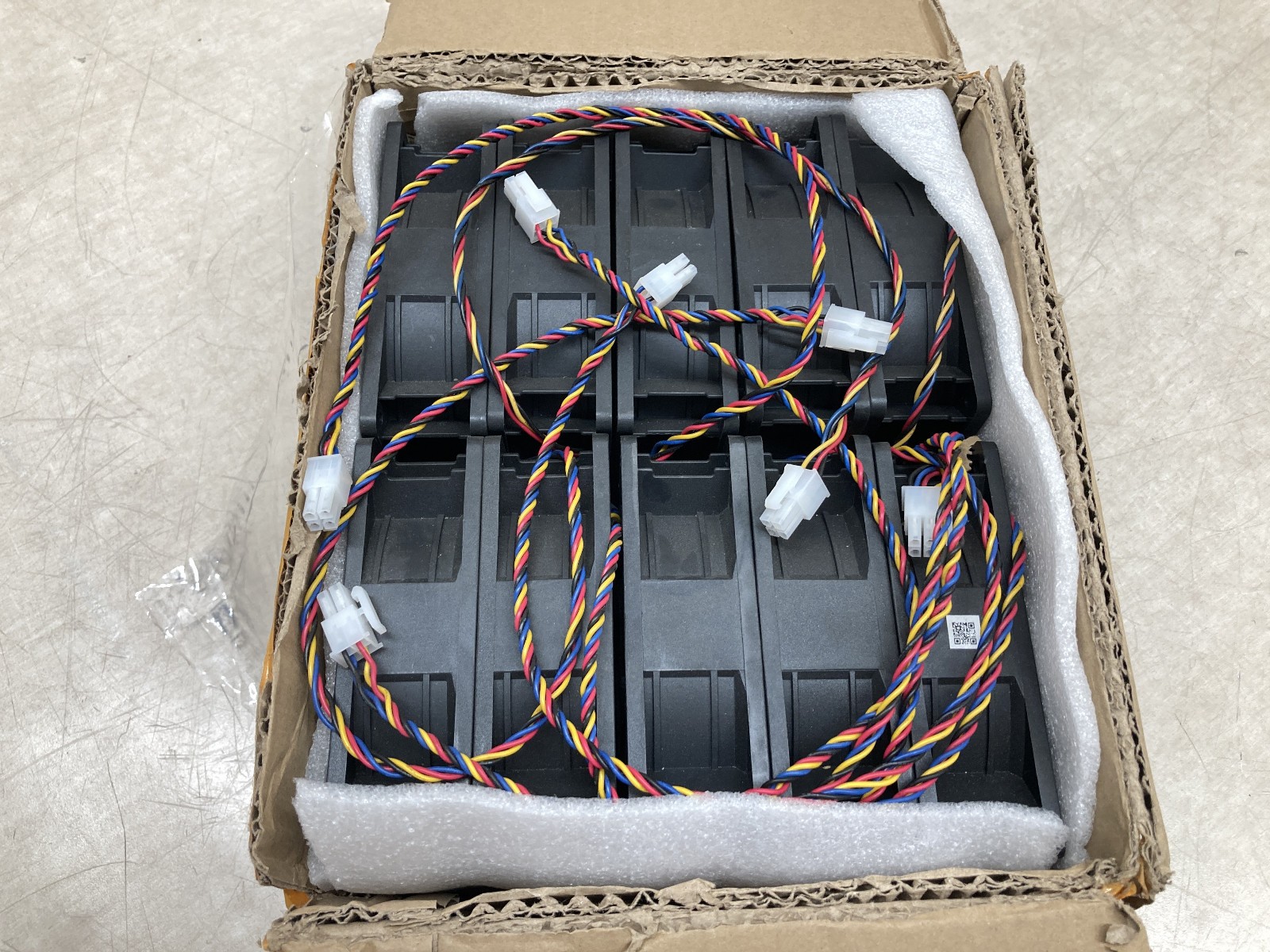 Lot of 10 Martech 7000RPM 12V 4.5A 120mm 4-Pin Molex Crypto Miner Fan