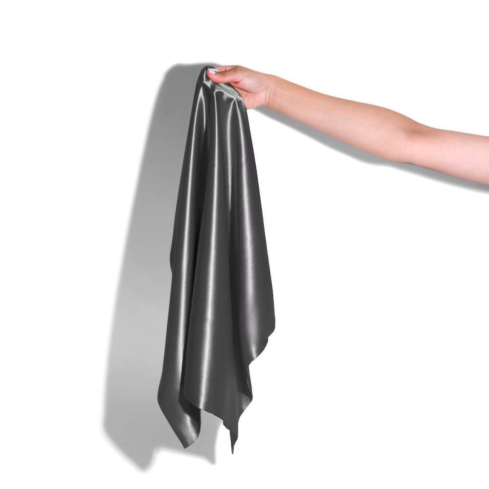 Blissy King 600 Thread Count Silk Pillowcase Dark Gray