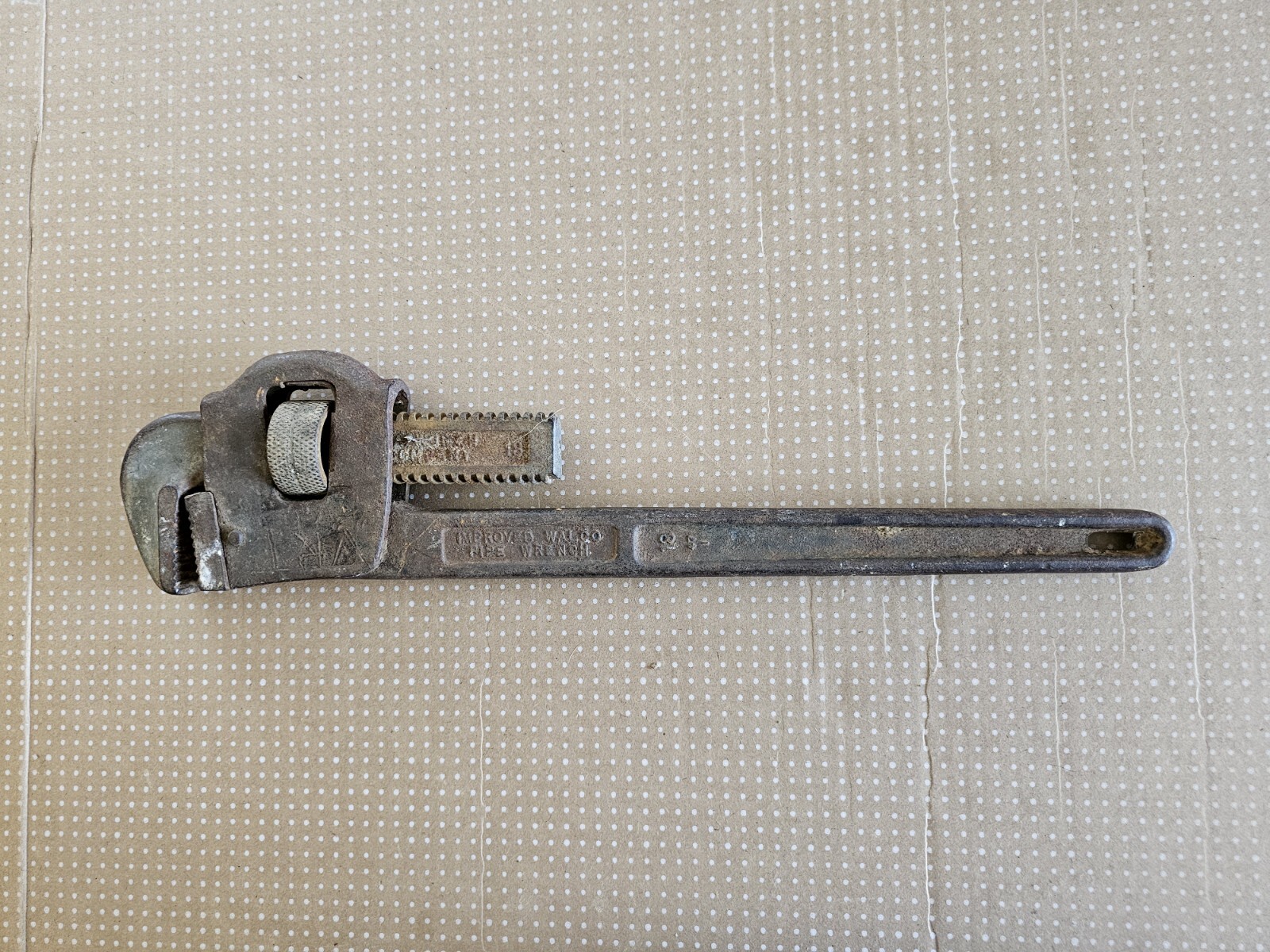 WALCO 24" HEAVY DUTY PIPE WRENCH WALWORTH COMPANY USA ADJUSTABLE WORKS