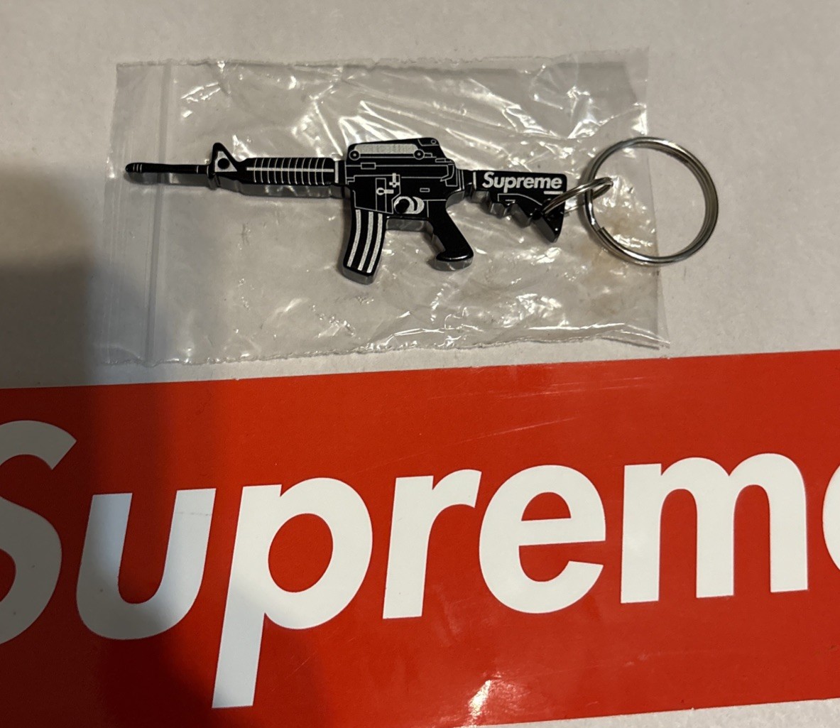 Supreme M16 Bottle Opener Keychain Black FW14 2014