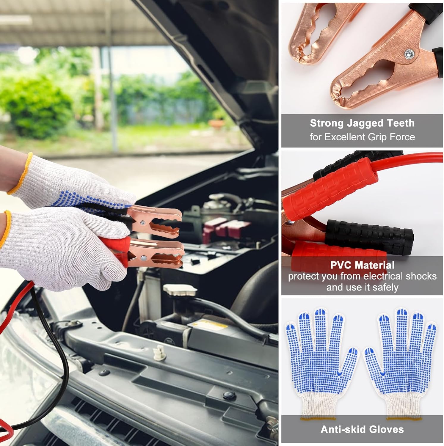 Car Safety Kit, 14-Piece Roadside Emergency Tool Kit