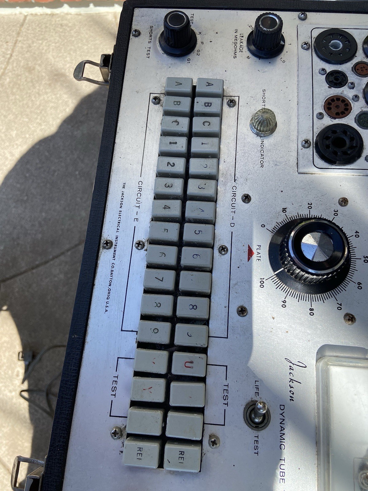 jackson 648S Vacuum tube tester Asis