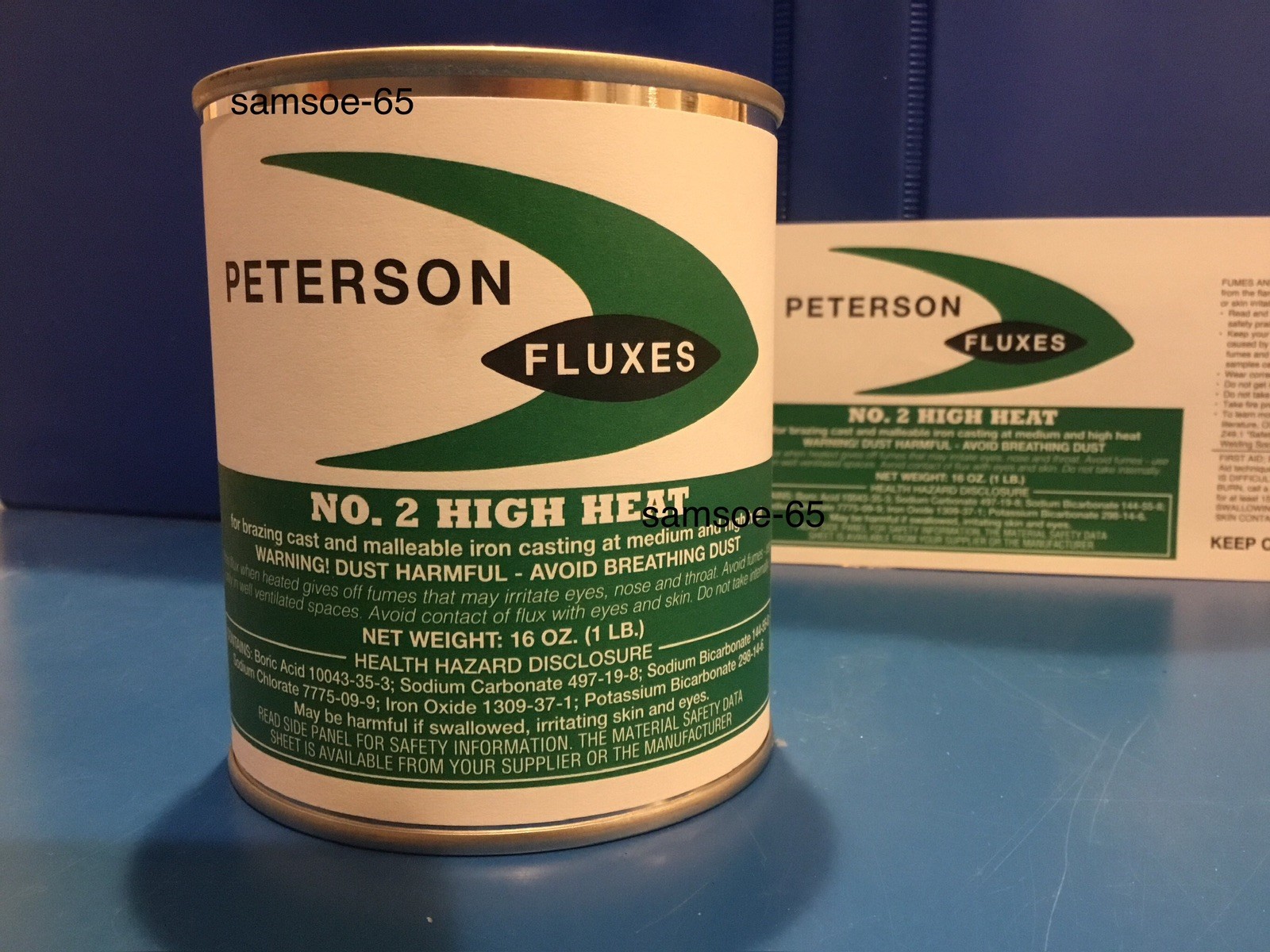 Peterson Flux High Heat Flux Peterson No.  2 (1 LB Can) Made In U.S.A.