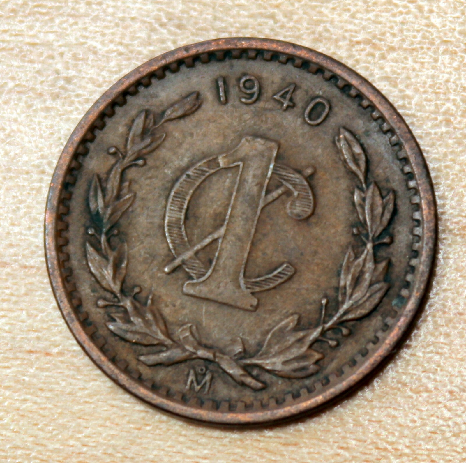 1940 Mexico 1 Centavo