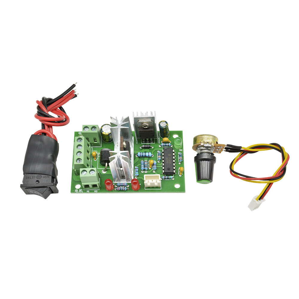 DC 6V-30V Motor Speed Controller Reversible PWM Control Forward / Reverse switch