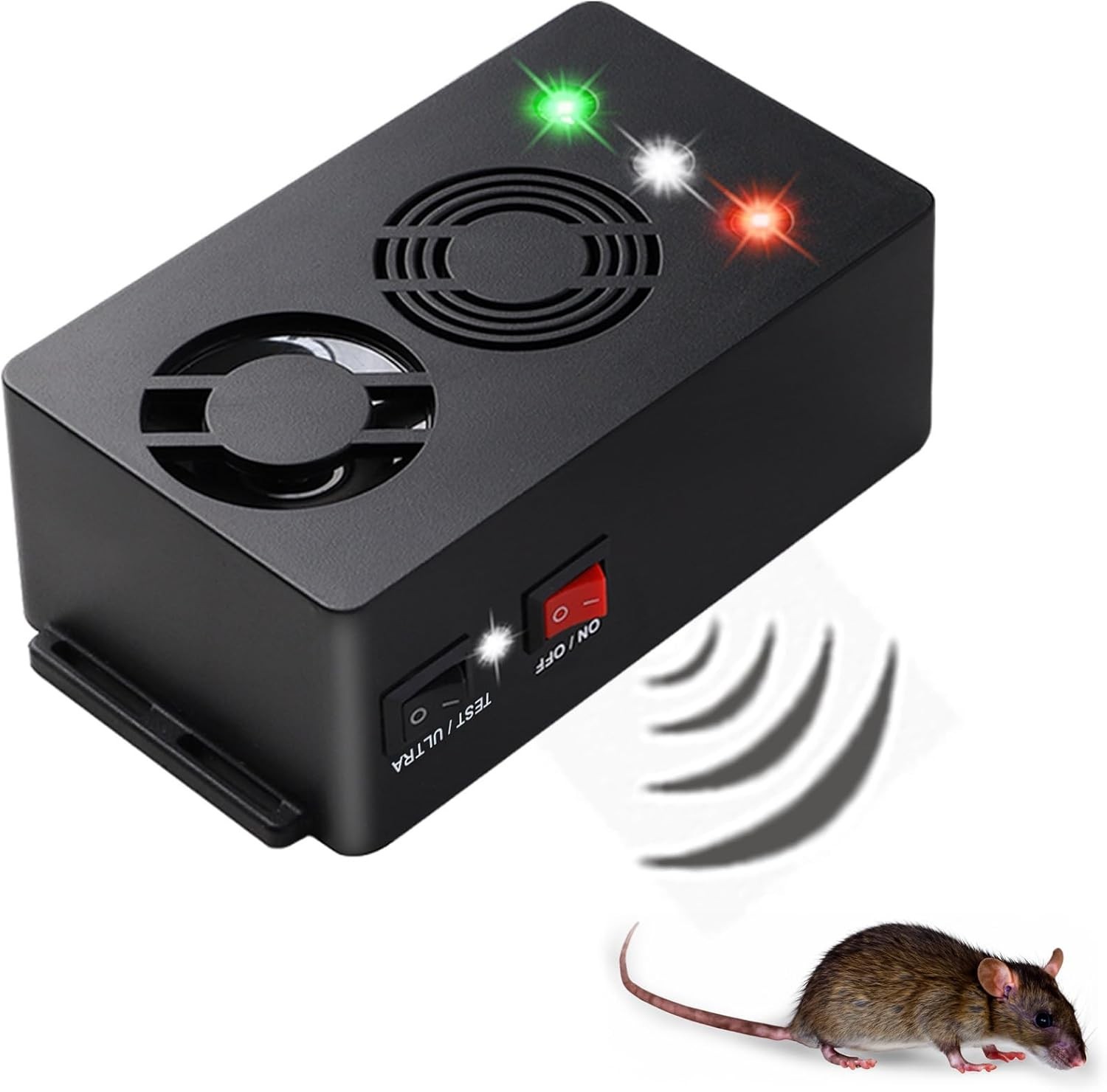 360° Repelente Ultrasónico De Plagas, Repelente Electrónico De Ratones Y Ratas