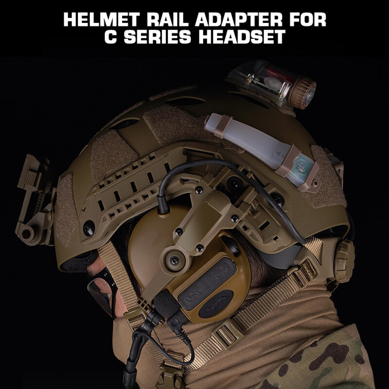 WST Tactical Connecting Bridge Bracket COMTAC3 Noise Reduction Headset Paintball