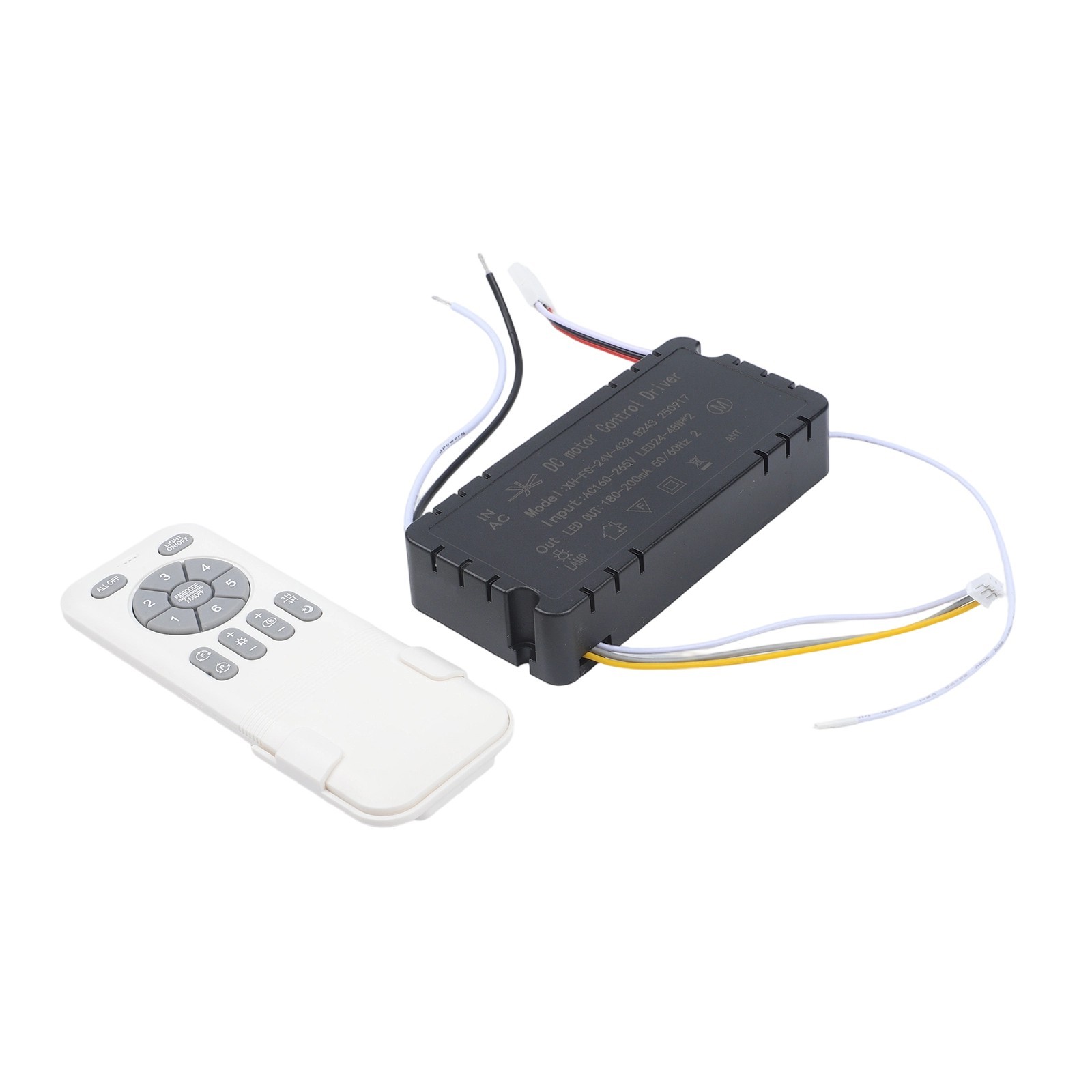 Bedroom Fan Light Conversion Kit with Remote Control No Dimming Receiver