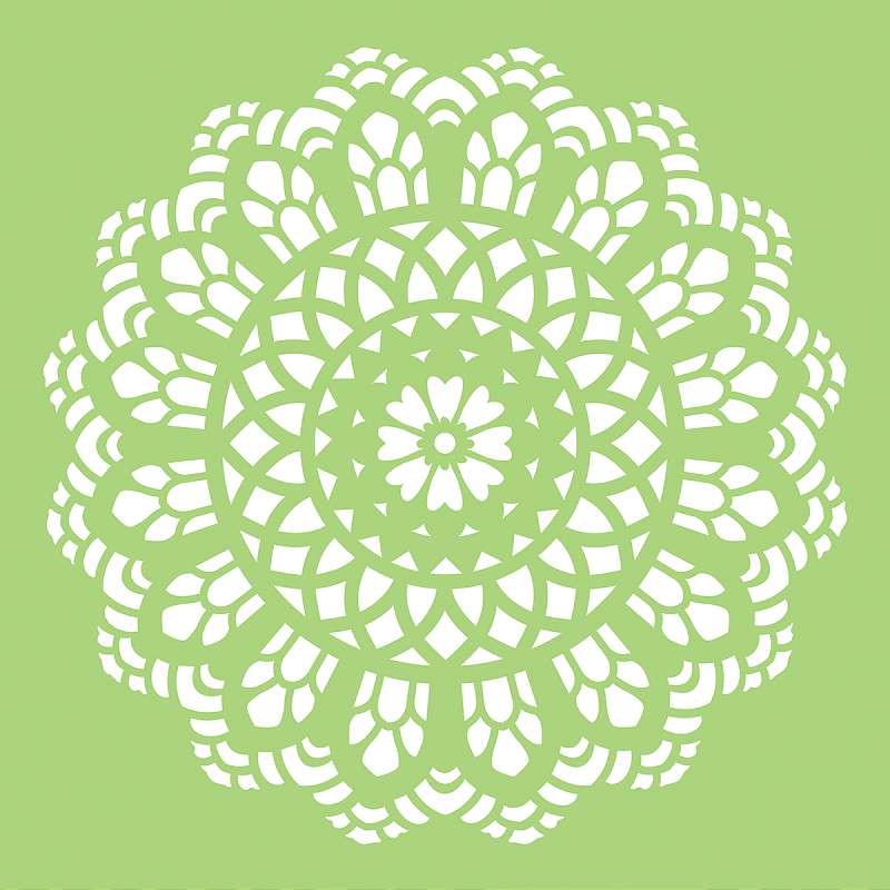 Kaisercraft Designer Template 6X6 Mandala