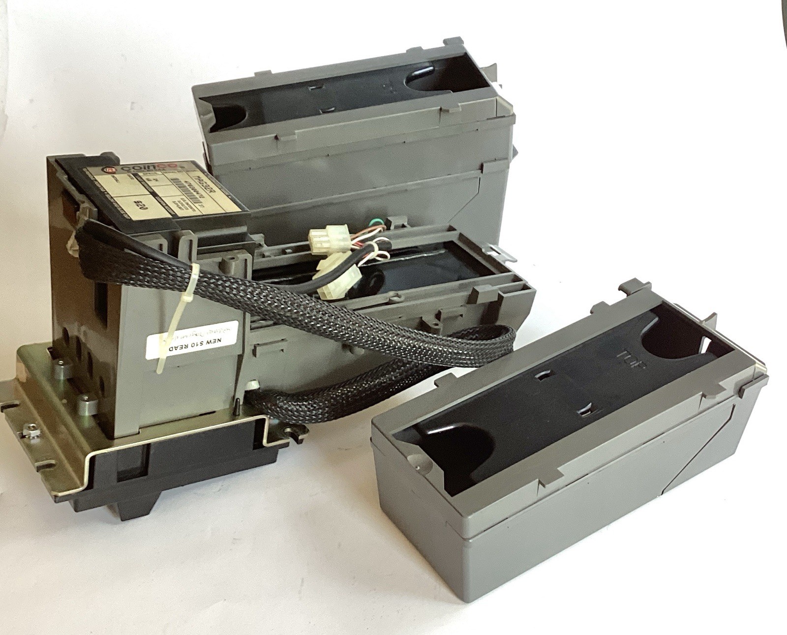 Coinco MagPro MAG32R bill acceptor/validator with 2 StackerBoxes Untested