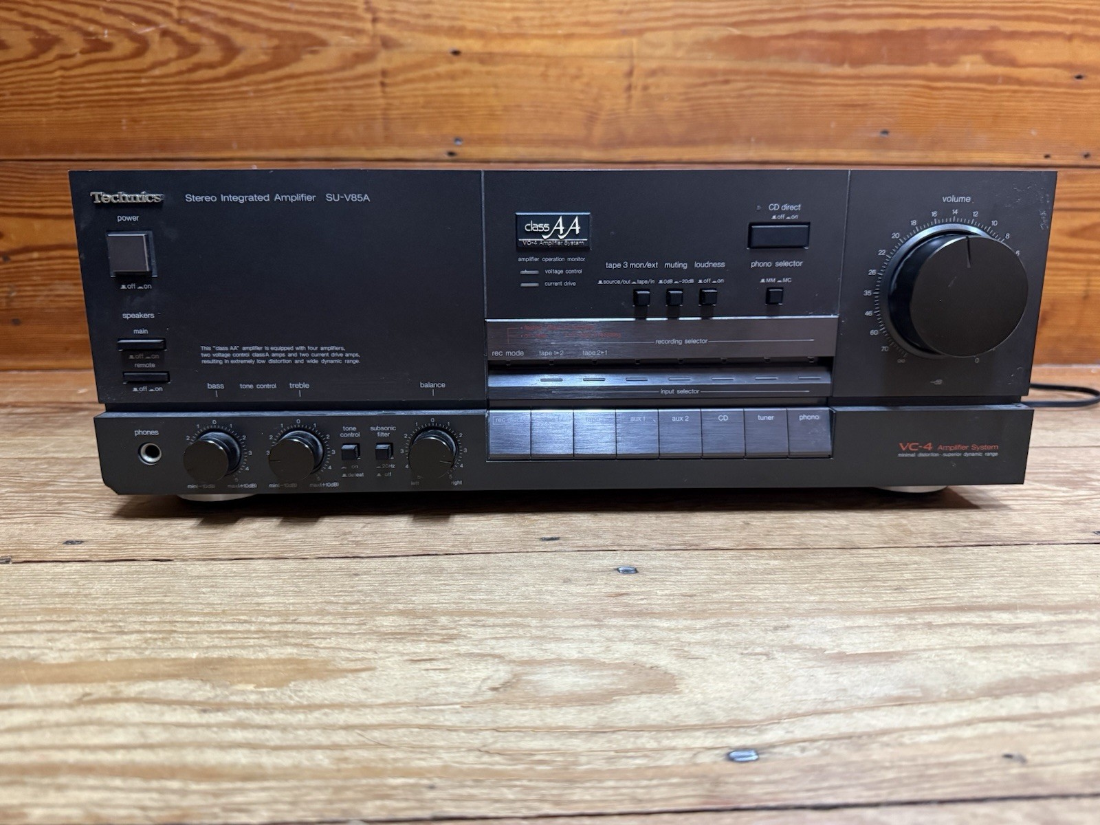 Technics SU-V85A Integrated Amplifier 100W/Chanel