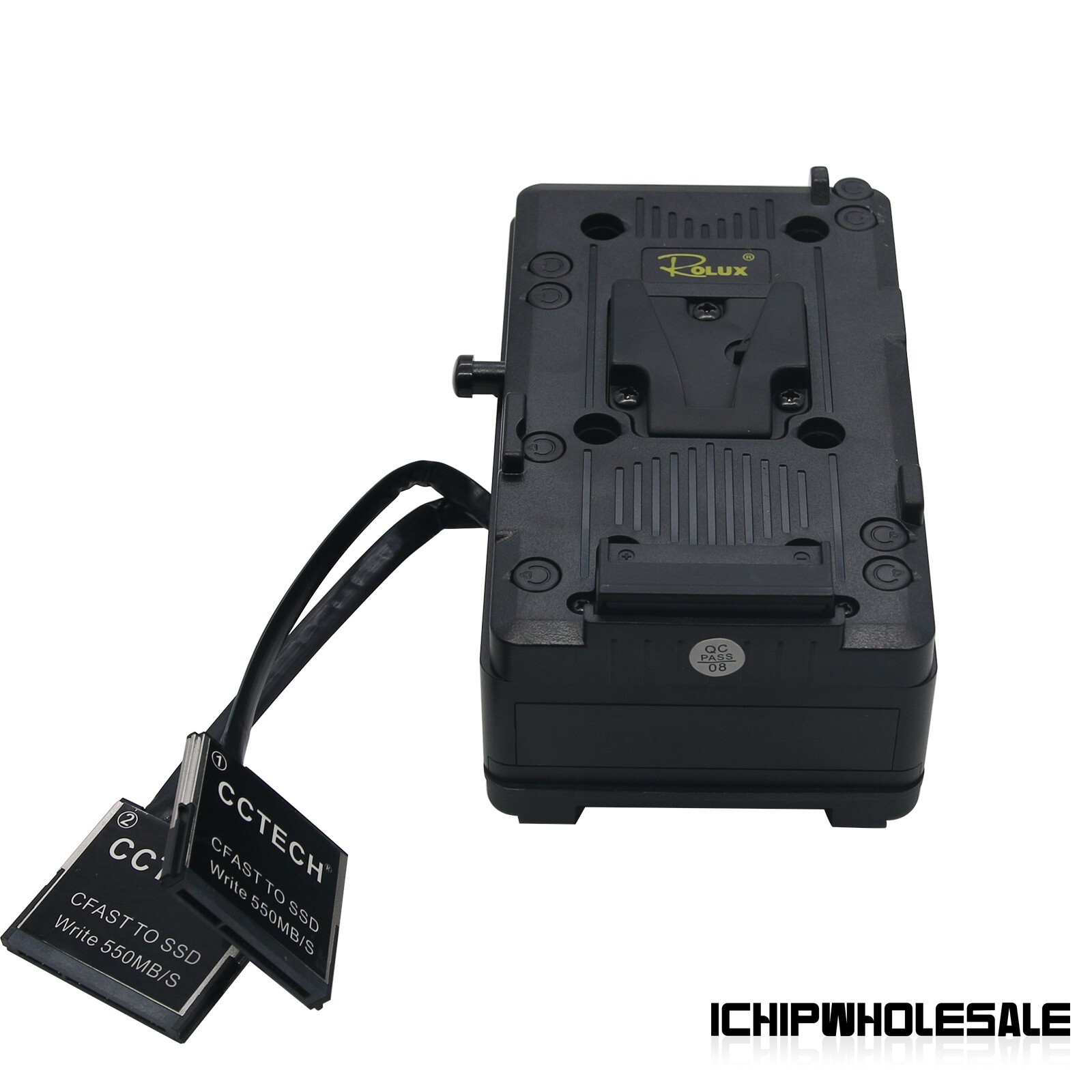 CCTECH CFSSD CFast 2.0 to SSD Blackmagic URSA Mini Broadcast + V-Mount Plate