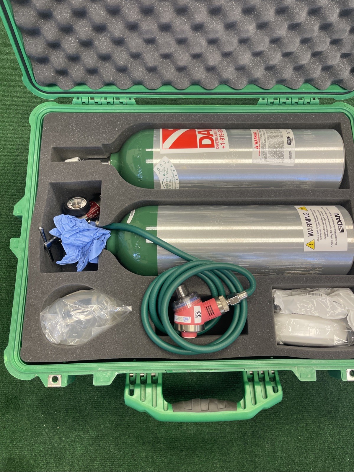 Divers Alert Network Scuba Rescue Pack Emergency Oxygen EMS PRO