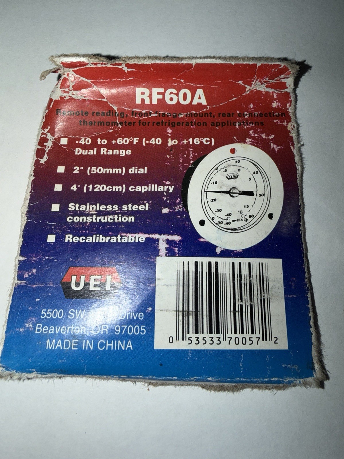UEI RF60A Remote Reading Thermometer Dual Range - NEW