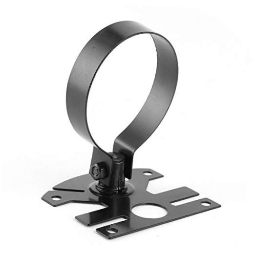Gauge Mount Bracket, 2in/52mm Single Hole Gauge Mount Bracket Iron Meter