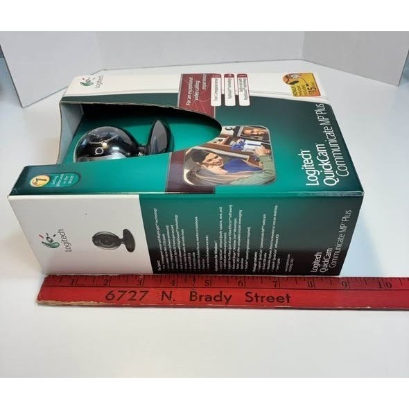 Logitech QuickCam Communicate MP Plus S5500 Webcam 1.3MP USB New Open Box Black