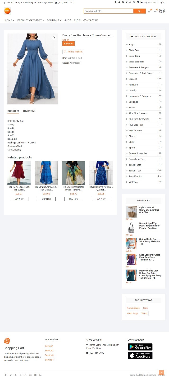 E-Commerce Website, Online Store, Wordpress, Mobile Responsive, Slider Website.