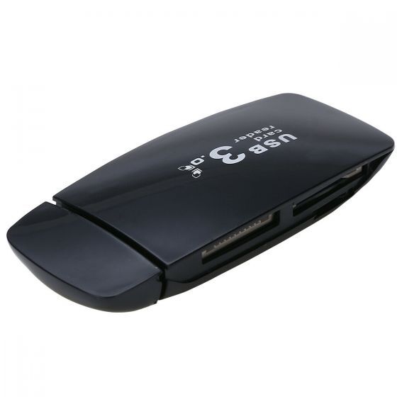 USB 3.0 Multi Slot Card Reader - Super Speed , Compatible with CF/SD/Micro SD