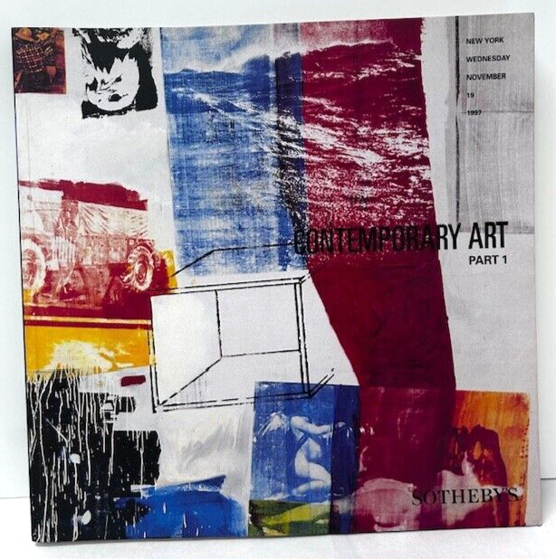 Sotheby's 1997 Contemporary Art Part 1 Auction Softcover Book 10.50x10.75 inches