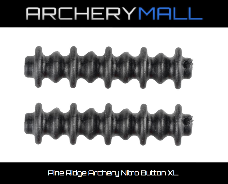 Pine Ridge Archery Nitro Button XL (Pack of 2) (MULTIPLE COLORS)
