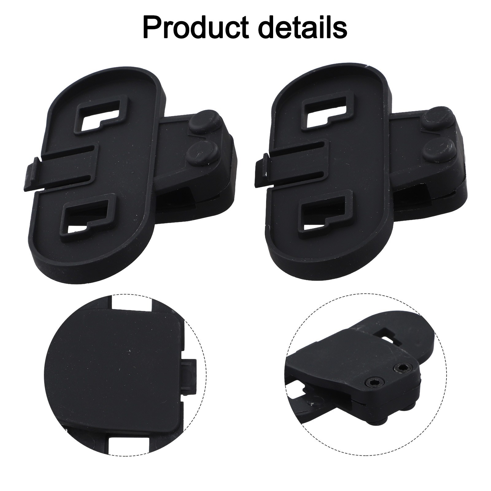 Clip Clamp Mounts For T-COM Motorcycle Helmet Intercom/Interphone-Part