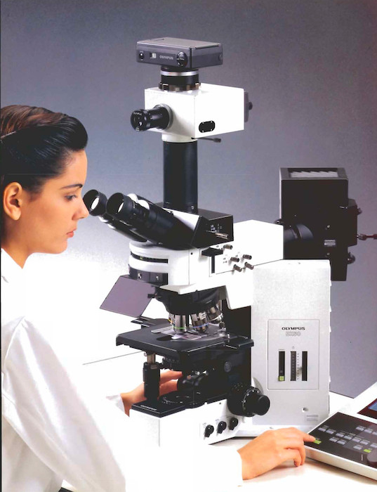 Olympus BX Microscope U-URA Fluorescence Vertical Illuminator w/ UCLW Optimizer
