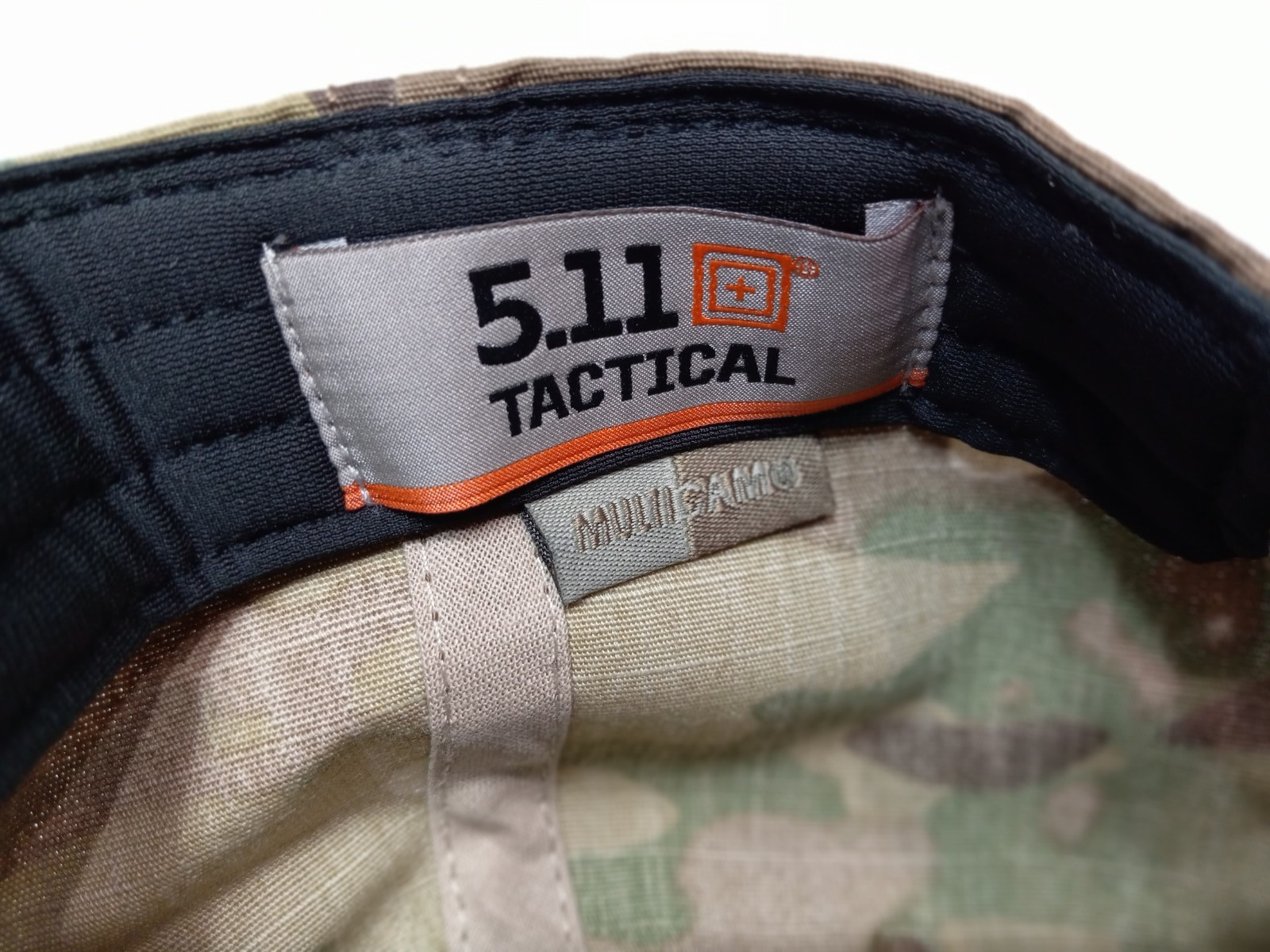 5.11 Flag Bearer Tactical Strapback Hook and Loop Patch Cap Hat Multicamo