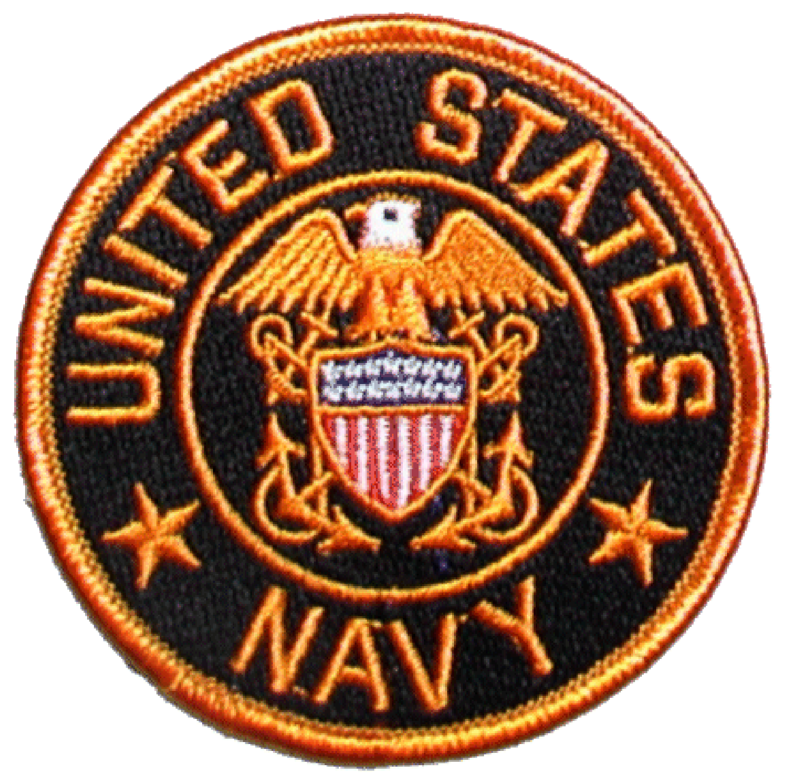 United States Navy 100% Embroidered Patch 3" Round
