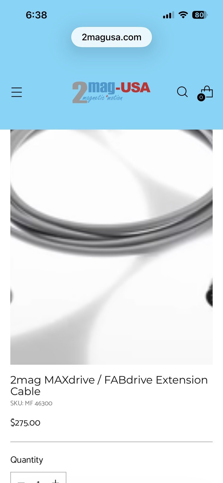 2 Mag USA Extension Cable MF 46300