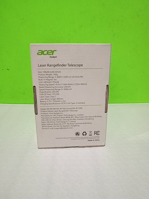 Acer Gadget Laser Range Finder Telescope SW-RF700 Open Box